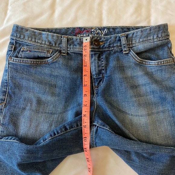 Tommy Hilfiger Spirit Crop Y2K Jeans Blue Size 10 - Picture 5 of 9
